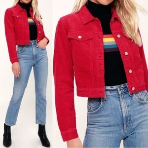 ROLLA'S Red Corduroy Jacket